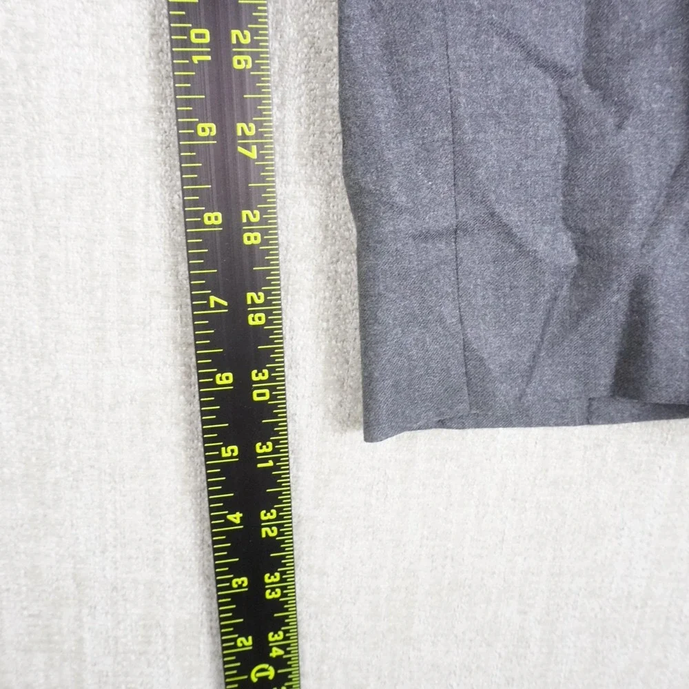 LRL Ralph Lauren Dress Pants Mens 36x32 Gray Pleated High Waist Rise Wool